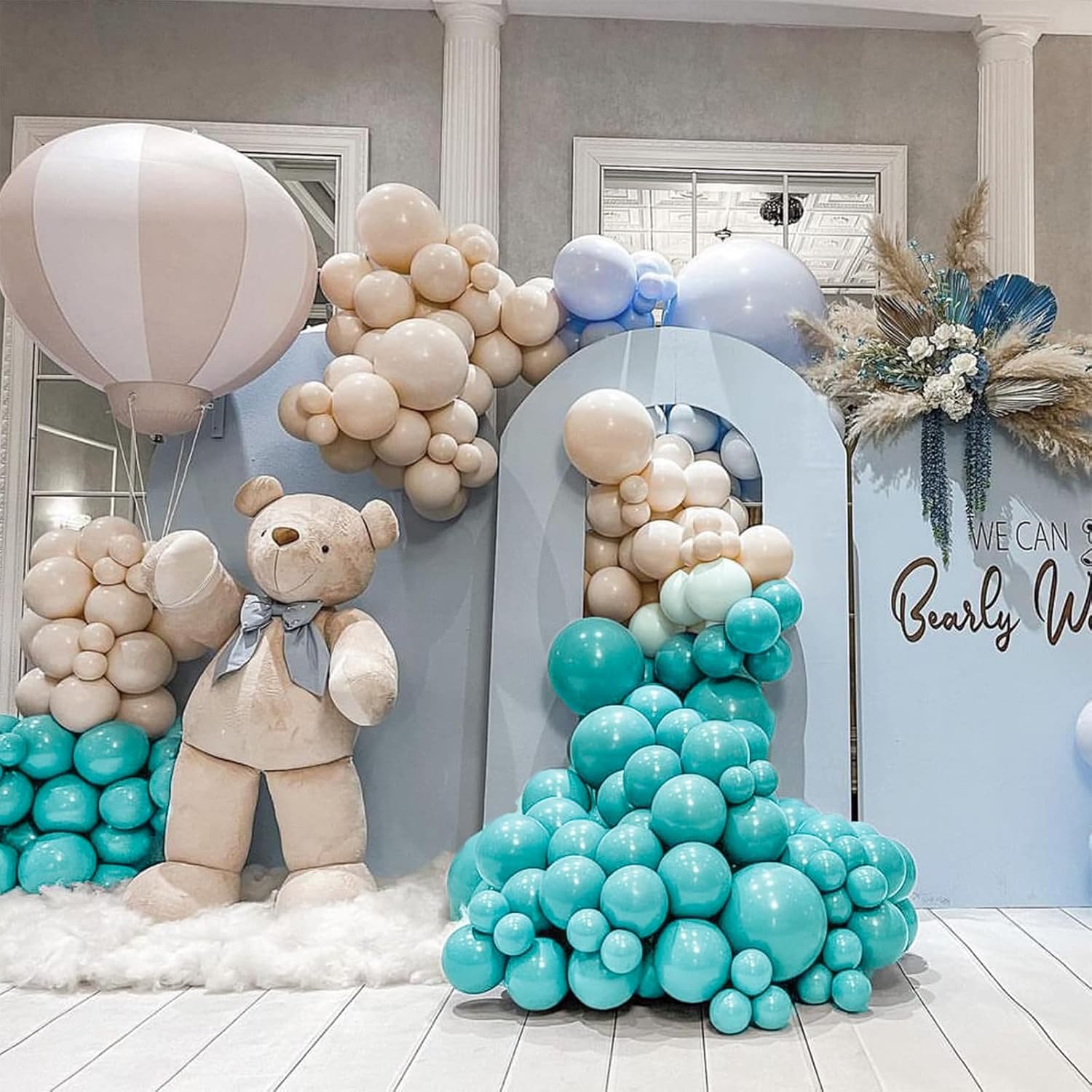 PartyWoo Dark Teal Balloons - 50pcs 12 Inch Turquoise Aqua Blue for Weddings, Graduations & Parties
