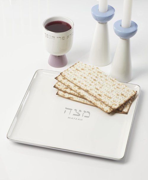 kate spade new york Oak Street Matzah Plate, Passover Serveware, Serving Dishes
