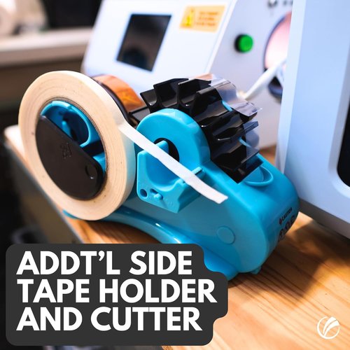 Echomerx Tape Dispenser - Multi-Roll Heat Resistant for Sublimation & Cricut | 1" & 3" Large Core, Blue