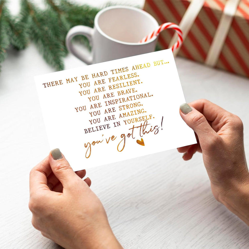 PUGAILA Heartfelt Encouragement&Support Card, Sympathy, Get Well, Affirmation, Positive Sobriety, Thinking of You, Speedy Surgery Recovery Card&Gift for Family Friend Coworker Cancer Patients