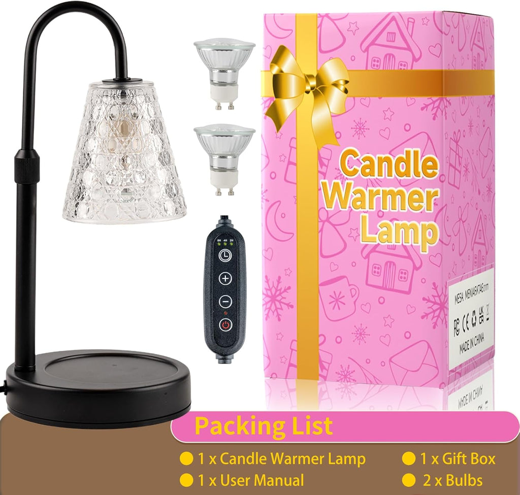 Skiennix Candle Warmer Lamp - Dimmable with Timer | Perfect Birthday & Housewarming Gift for Women & Moms