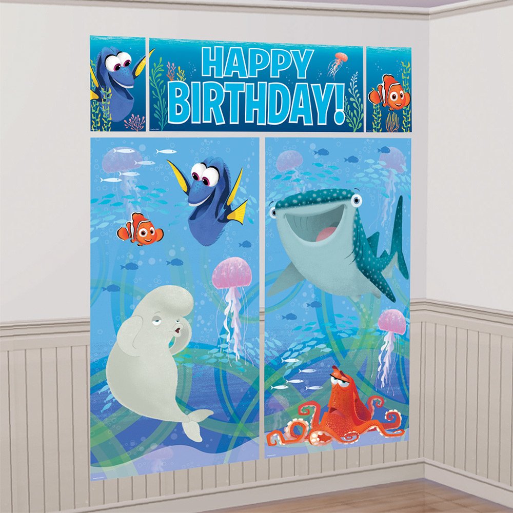 Finding Dory Scene Setter Wall Decorating Kit 5 Piece