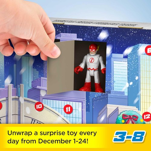 Fisher-Price Imaginext DC Super Friends Advent Calendar - 24 Fun Figures & Accessories for Kids 3+