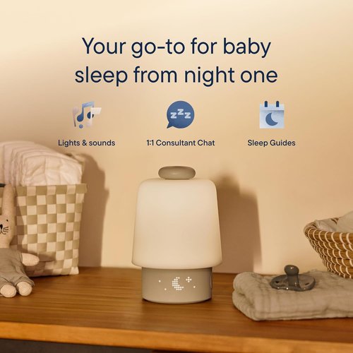Hatch Baby Sound Machine - Night Light & Sleep Support | Wi-Fi Enabled, Routine Builder, Greige