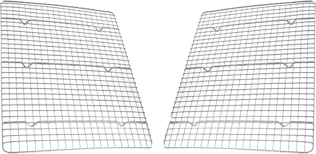 USA Pan Half Sheet Nonstick Roasting Rack - Set of 2 for Perfect Baking & Cooling