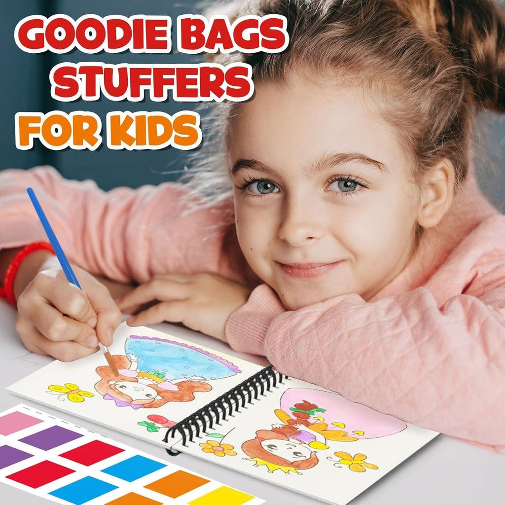 ZMLM 24 Mini Water Coloring Books for Kids - Perfect Easter Basket Stuffers for Ages 4-8