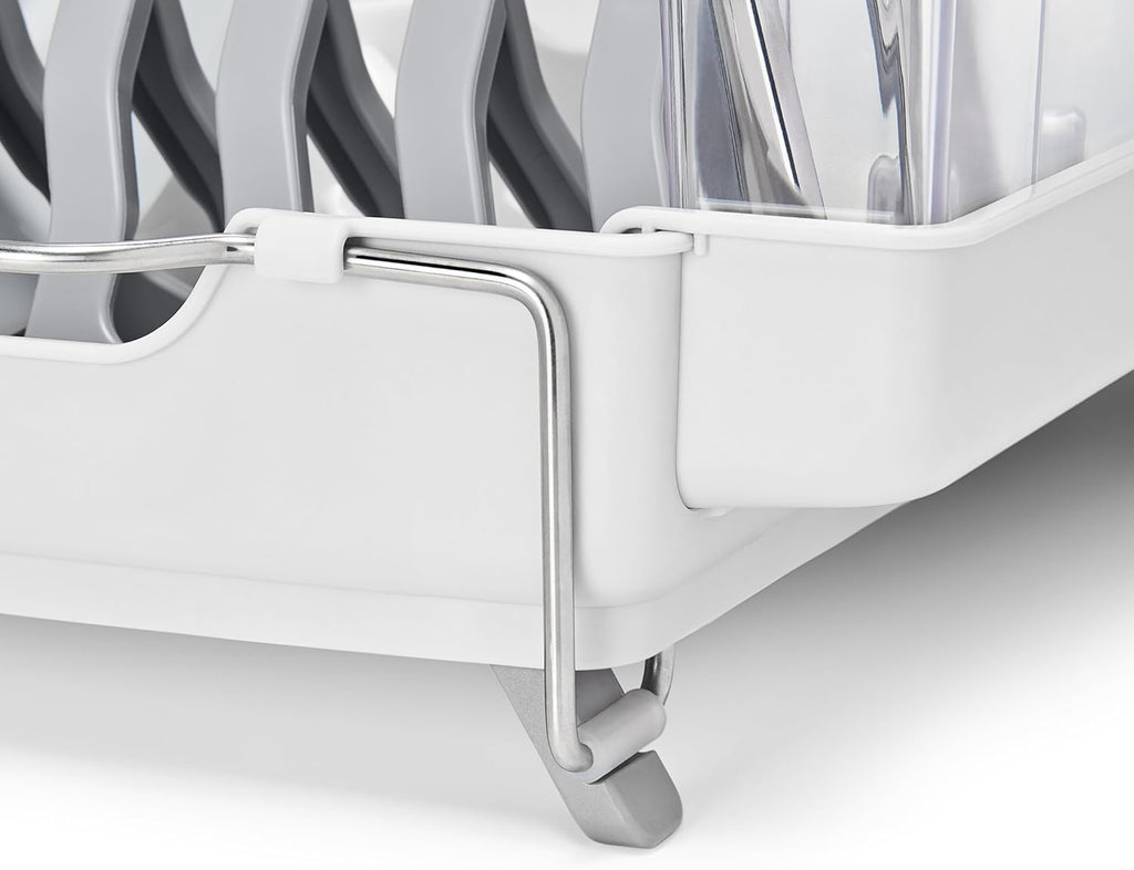 OXO Good Grips Foldaway Dish Rack - Space-Saving Design for Easy Drying | Durable and Stylish