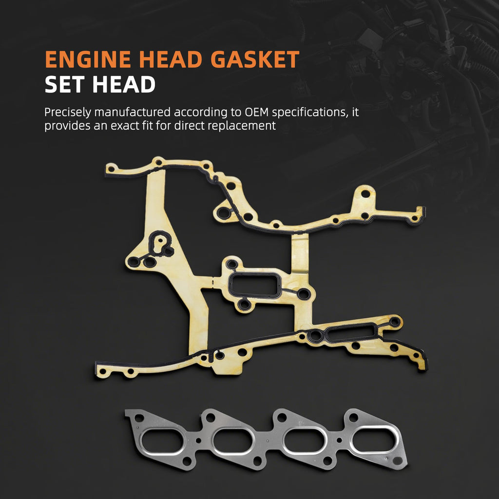 1.4L Cylinder Full Head Gasket Set with Head Bolt Kit for Chevy Cruze/Cruze Limited/Trax/Sonic 2011-2016, for Buick Encore 2013-2016 1.4L 83ci Gas Turbo OE#HS26540PT-1, HSCV001, HS54898, HS31411