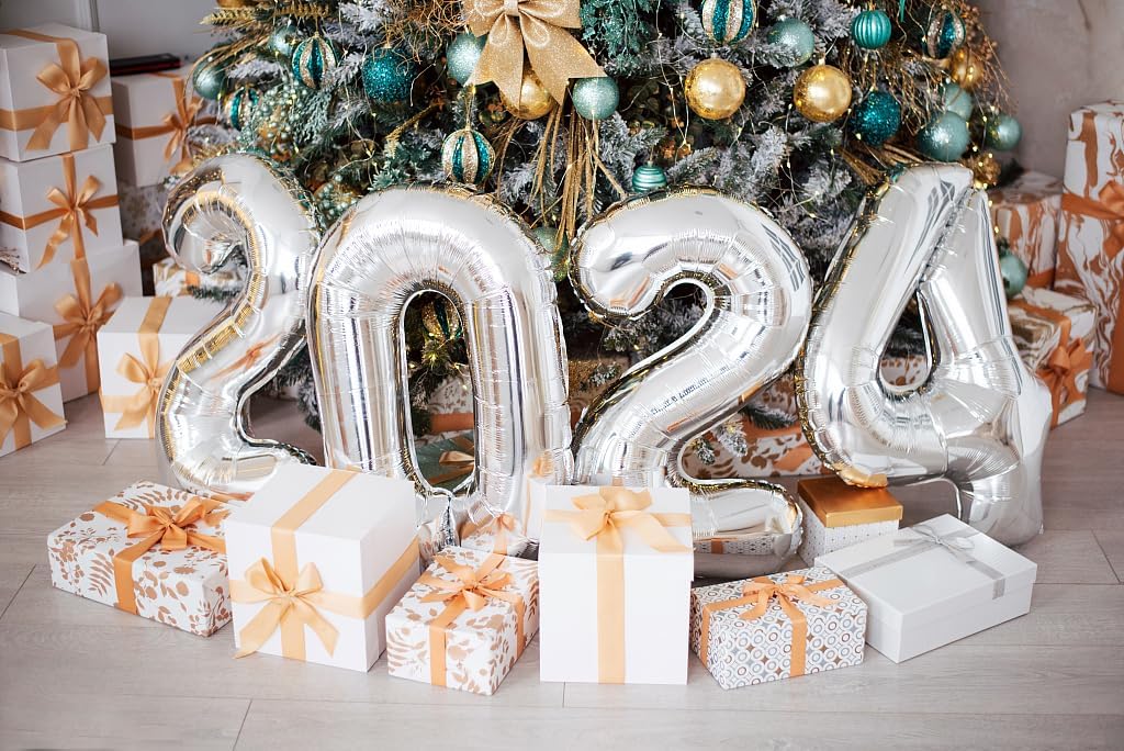 Number 0 Balloons - 40 Inch Silver Number Balloons for Birthday, Wedding, Baby Shower Decor