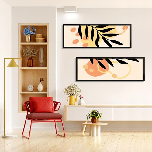 LaVie Home 10x30 Picture Frame - Classic Black Wall Display Frame with HD Plexiglas | Vertical & Horizontal Use