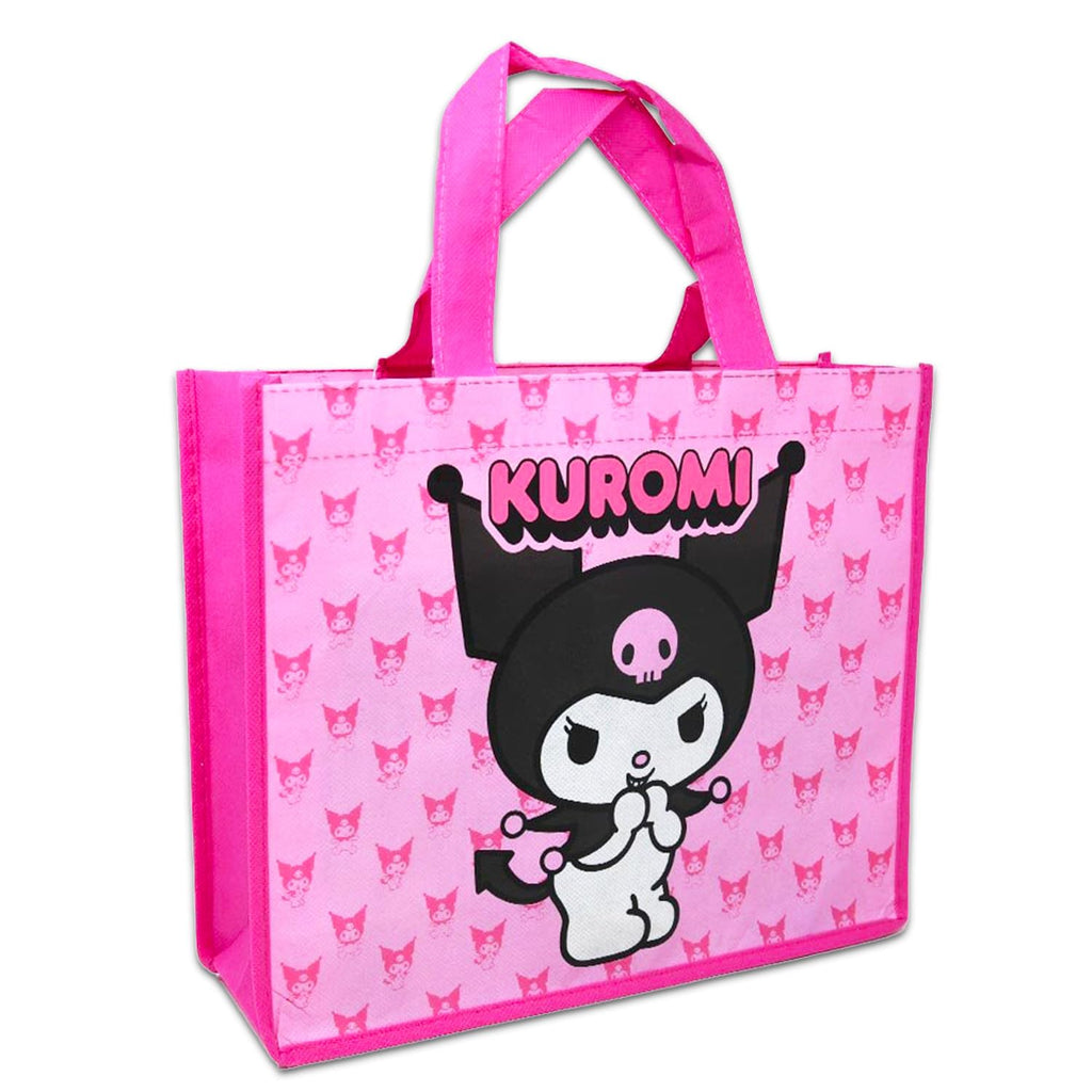 SANRIO Hello Kitty and Friends Fleece Blanket and Tote Bag Set for Kids, Adults - Bundle with Soft Hello Kitty, Cinnamoroll, Kuromi Blanket Plus Tote Bag, More | Cozy Fleece Blanket 50" X 70”