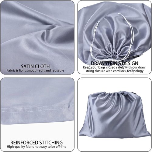GONGKANGYUAN 30 Pack Handbag Dust Bags - Silk Travel Storage Pouches for Purses & Shoes