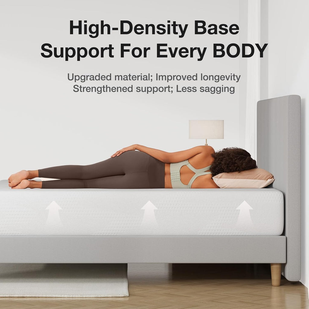 Novilla Twin Mattress - 10 Inch Gel Memory Foam for Cooling Comfort & Pressure Relief | CertiPUR-US Certified
