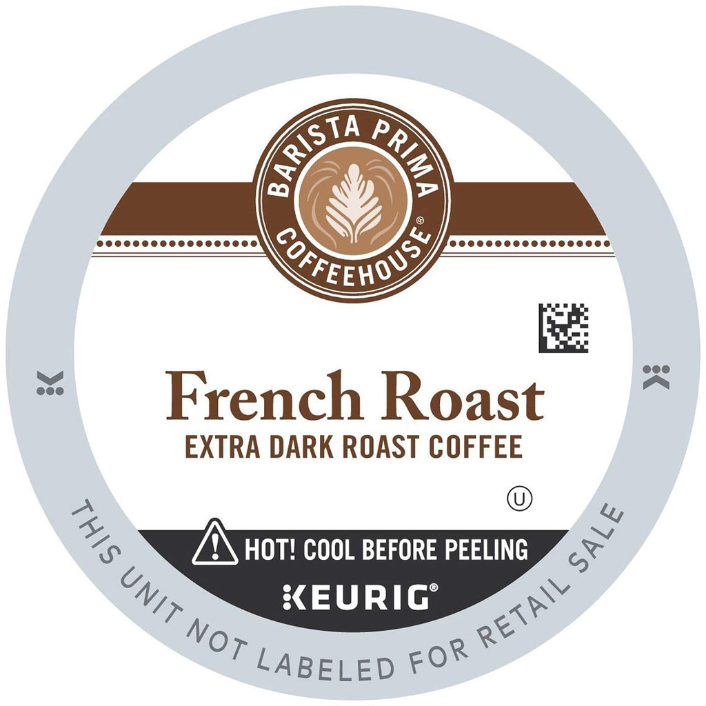 Barista Prima Coffeehouse Dark Roast Extra Bold K-Cup for Keurig Brewers, French Roast Coffee,96 Count