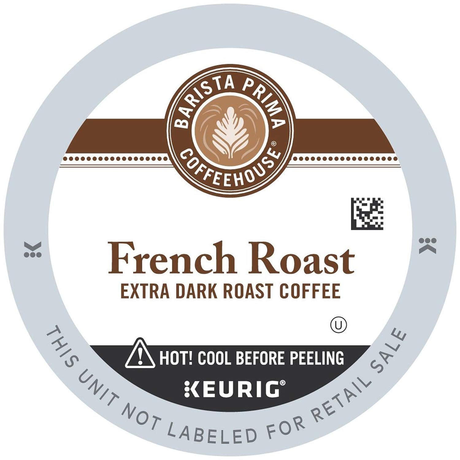 Barista Prima Coffeehouse Dark Roast Extra Bold K-Cup for Keurig Brewers, French Roast Coffee,96 Count