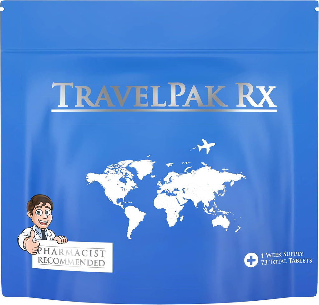Skiennix Travel Essentials Medicine Kit - TSA-Approved Over-The-Counter Packets for Travel & Camping