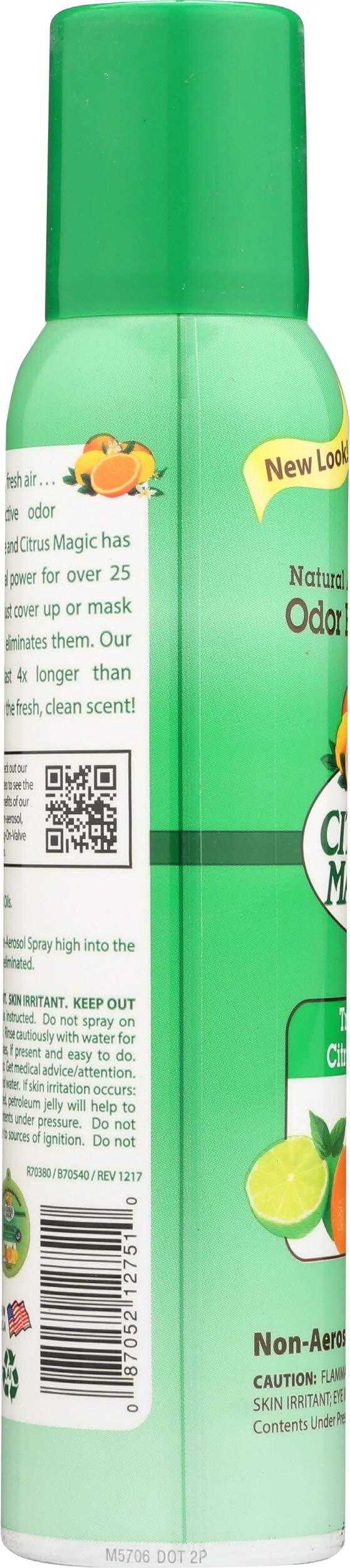 Citrus Magic Natural Odor Eliminating Air Freshener Spray, Fresh Citrus, 3-Ounce