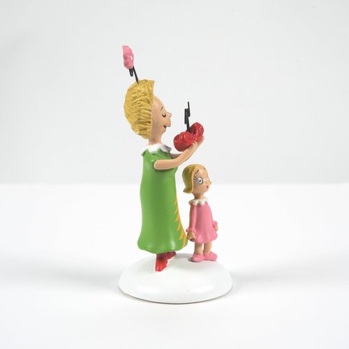 Department 56 Dr. Seuss Grinch Village Accessories Cindy Lou Who's Surprise Figurine, 3.25 Inch, Multicolor