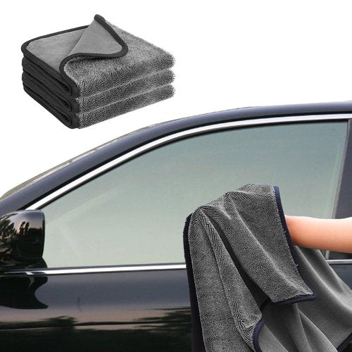 Longzhuo Shower Cleaning Cloths, 3pcs Drying Towel Super Absorbent Microfiber Bath Towels, Microfiber Cleaning Cloth for Windows, Bathroom, Car Home Office