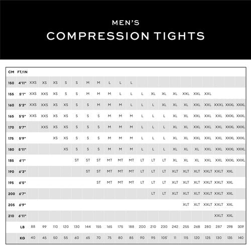 2XU Men's Refresh Recovery Compression Tights (Black/Nero, XXX Large)