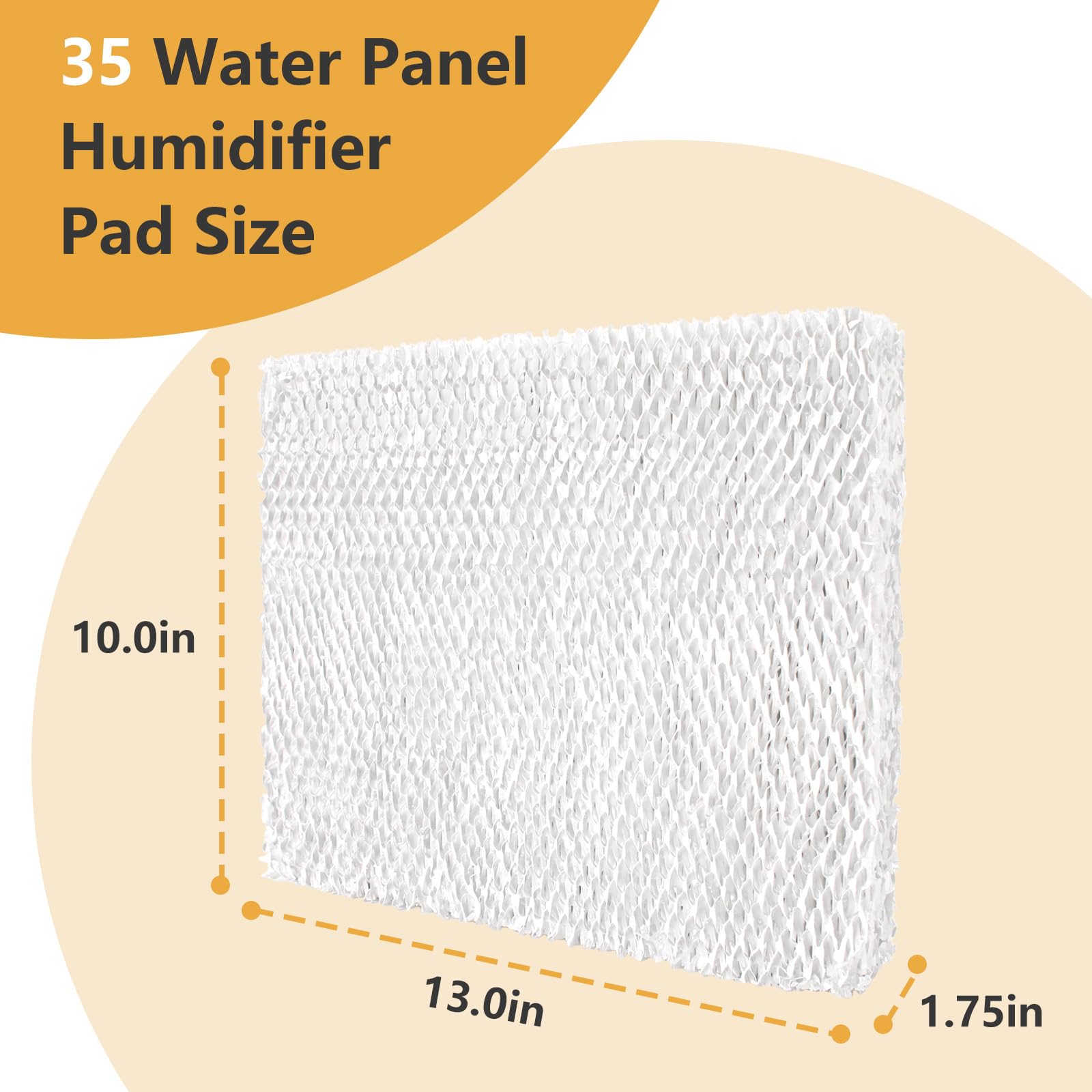 Sxkxm P110-3545 Humidifier Pad Water Panel 35 Compatible with Carrier, for HUMCALBP2317, HUMCCLBP2417, HUMCALBP2417, HUMCCLFP1218, HUMCCLFP1318, HUMCALFP1318,HUMCCLFP1418, and More
