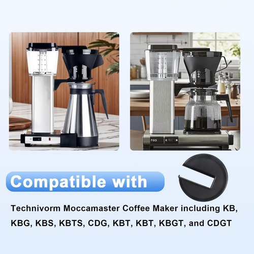 SDRZJX Coffee Brew Basket Lid Cover Compatible with Technivorm Moccamaster Coffee Makers- K KB KBG KBS KBT KBTS KBGT CDG CDT CDGT 1.0L and 1.25L Replace#: 13114