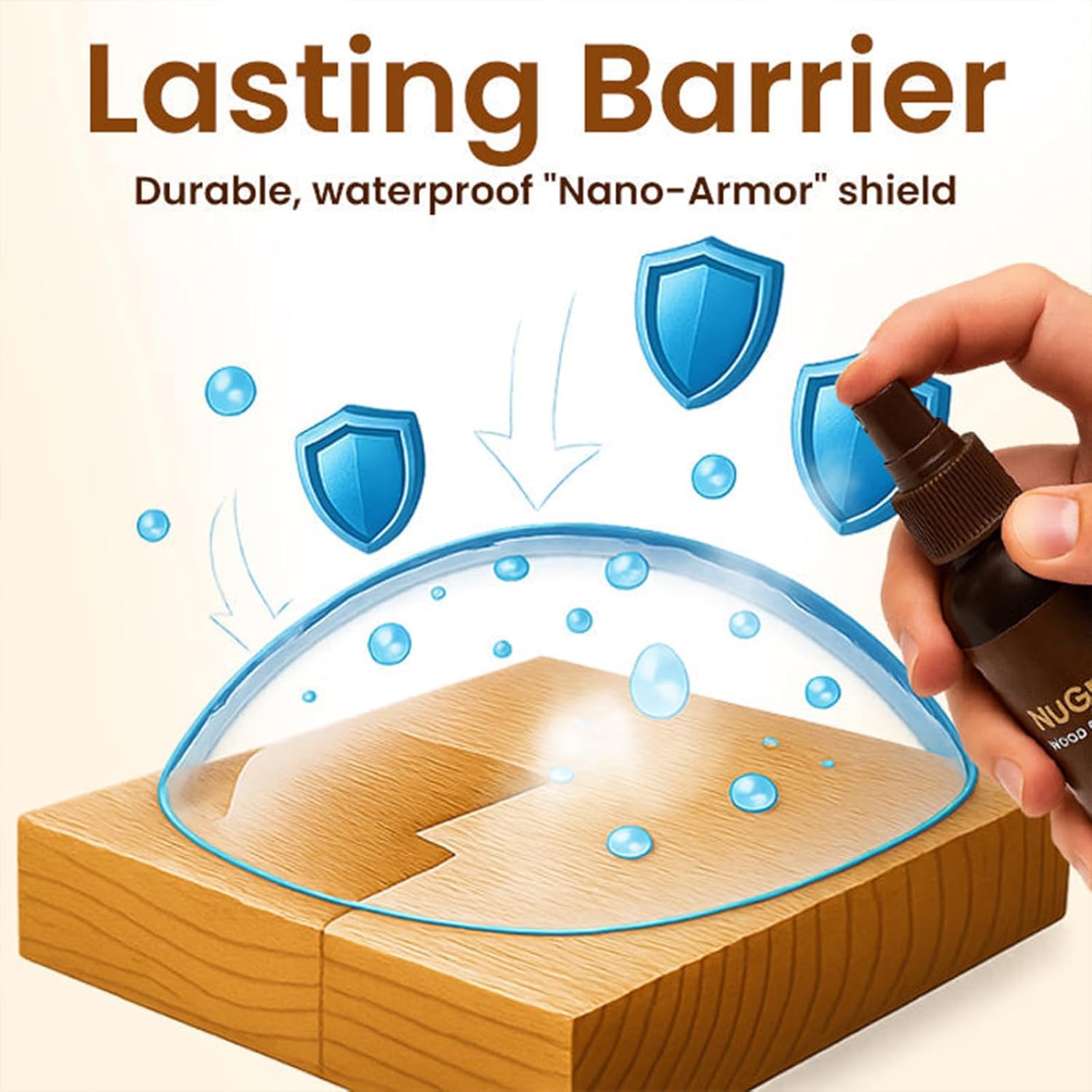 NuGrain Wood Repair Kit, Professional Wood Floor Scratch Repair, Floor Cover Nicks and Scratches, Hides Minor Defects, Restore a Finish for Wood