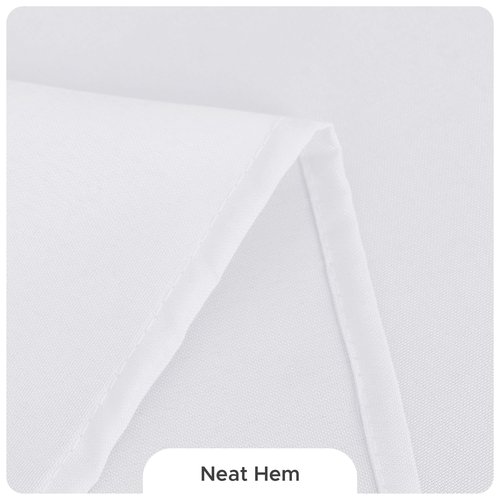 Fitable 8 Pack Table Cloth Rectangle Table: Stain and Wrinkle Resistant Tablecloth Rectangular, Washable Polyester Tablecloths for Wedding Party Dining Banquet Event Catering(White, 70x120 Inch)