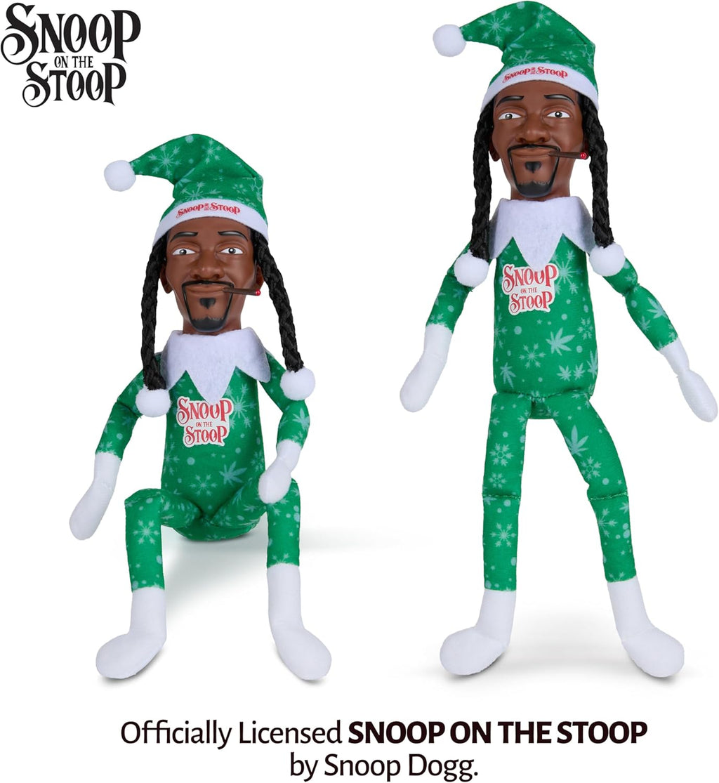 Snoop Dogg Christmas Shelf Décor - 12” Snoop on The Stoop Figurine for Holiday Cheer