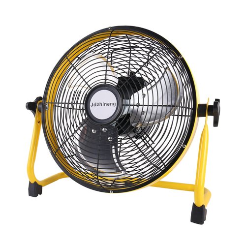 jdzhineng 12" Battery Operated Fan, 15000mAh Rechargeable Floor Fan with Metal Blades, Outdoor Cordless Fan for Camping, Travel, Home, and Emergency Use, Long-Lasting Runtime