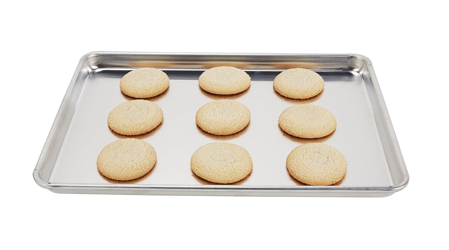 Vollrath Wear-Ever Half-Size Sheet Pan - 18" x 13" Aluminum with Closed-Bead Design