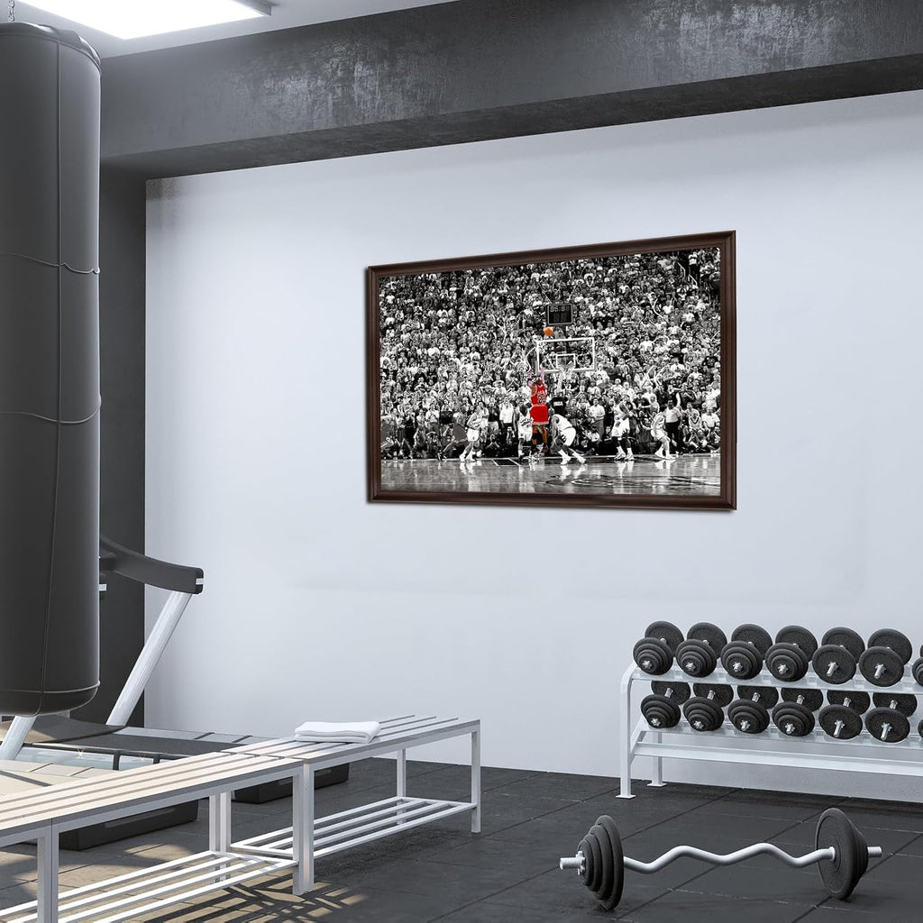 Michael Jordan Large Sports Poster - Unframed Canvas Wall Art Decor for Bedroom & Gym (24"x32")