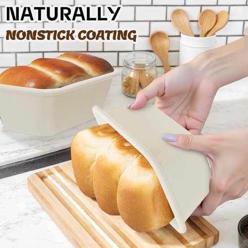 AIVIKI Nonstick Baking Pans Set - 6-Piece Bakeware Set with Cookie Sheet, Roaster, Muffin & More