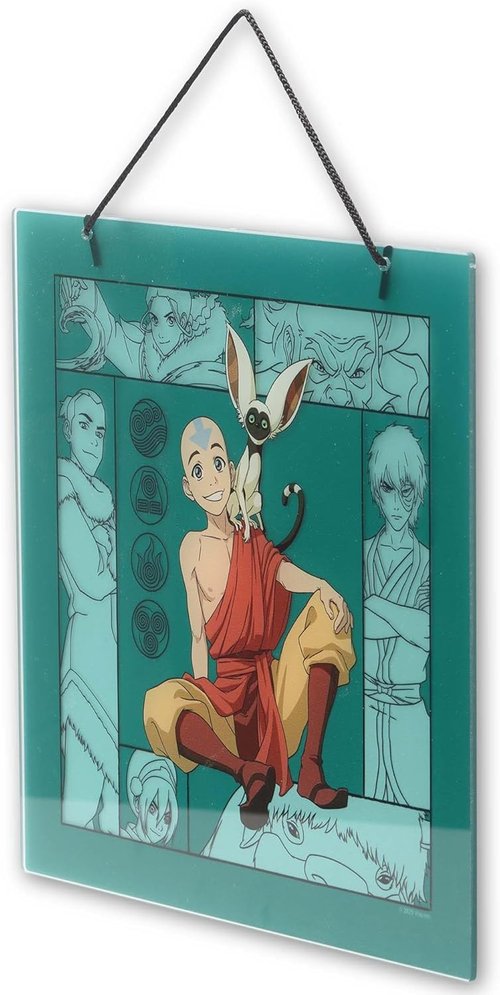 Avatar The Last Airbender Aang Acrylic Wall Decor - Fun Home Art for Fans | Unique Hanging Design
