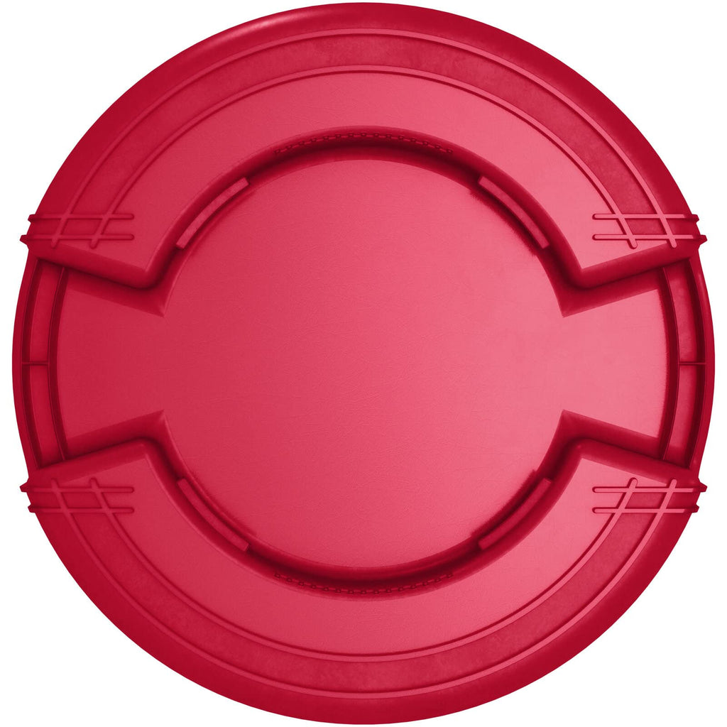 SPARTA Bronco 20 Gallon Trash Can, Thick Polyethylene Bin, NSF Certified Waste Container with Top Handles, Bottom Handholds, Reinforced Base and Stackable, LLDPE, 20 Gallon, Red