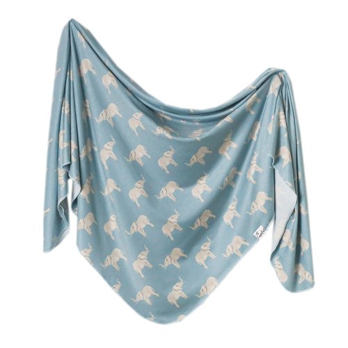 Copper Pearl Large Premium Knit Baby Swaddle Receiving Blanket Peanut