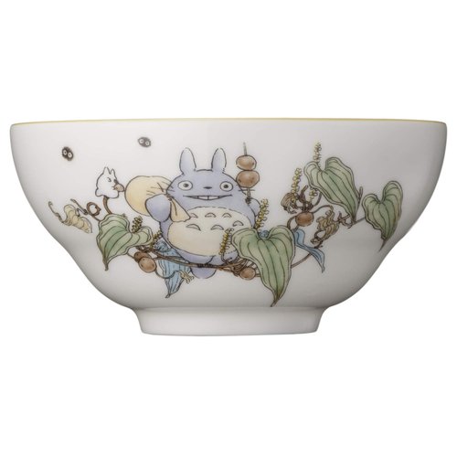 Noritake TT97890/4924-10 Noritake My Neighbor Totoro Rice Bowl, 9.2 fl oz (260 cc), Microwave Safe, 1 Piece, Bone China