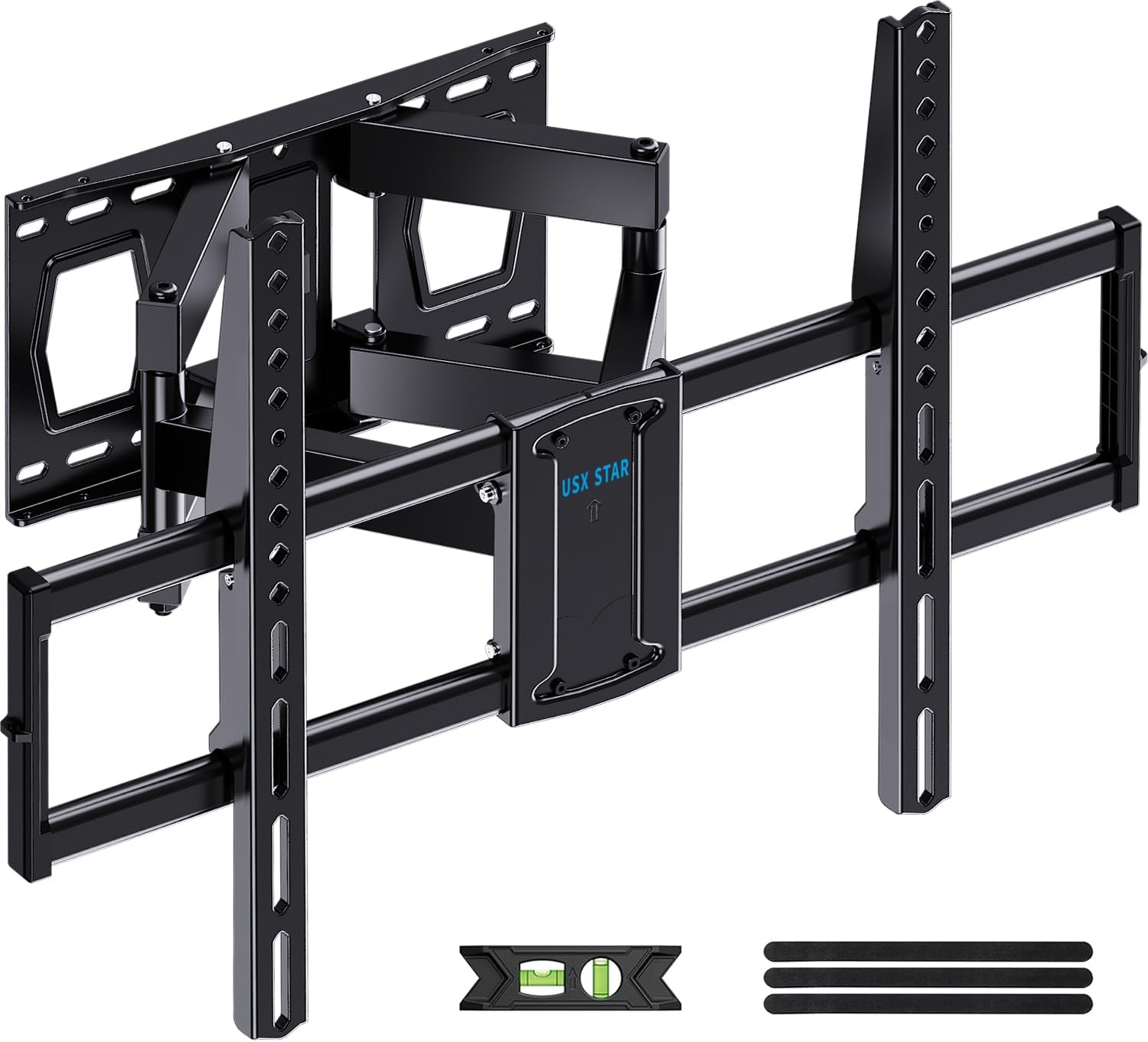 USX STAR Full Motion TV Wall Mount - Swivel & Tilt for 37-85 Inch TVs, Max VESA 600x400mm, 132lbs Capacity