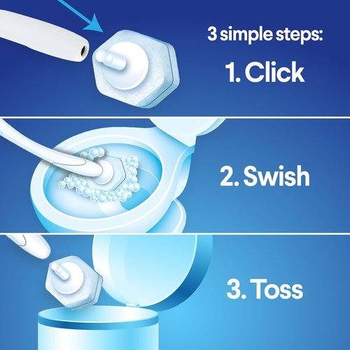 Clorox ToiletWand Disinfecting Refills - 30 Disposable Wand Heads for Easy Cleaning