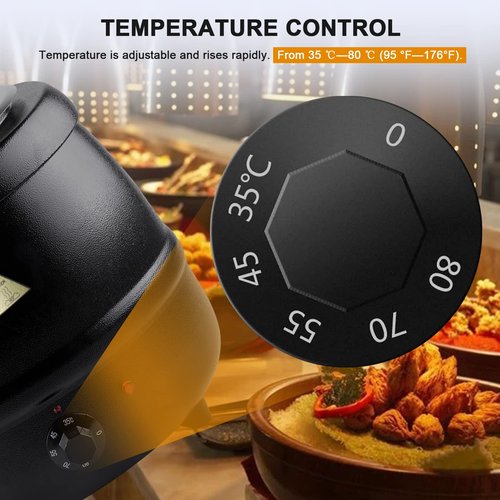 YMJOINMX Food Soup Kettle Warmer with Ladle Countertop Cheese Warmer Catering Soup Warmer Commercial for Buffet Food Warmer Party