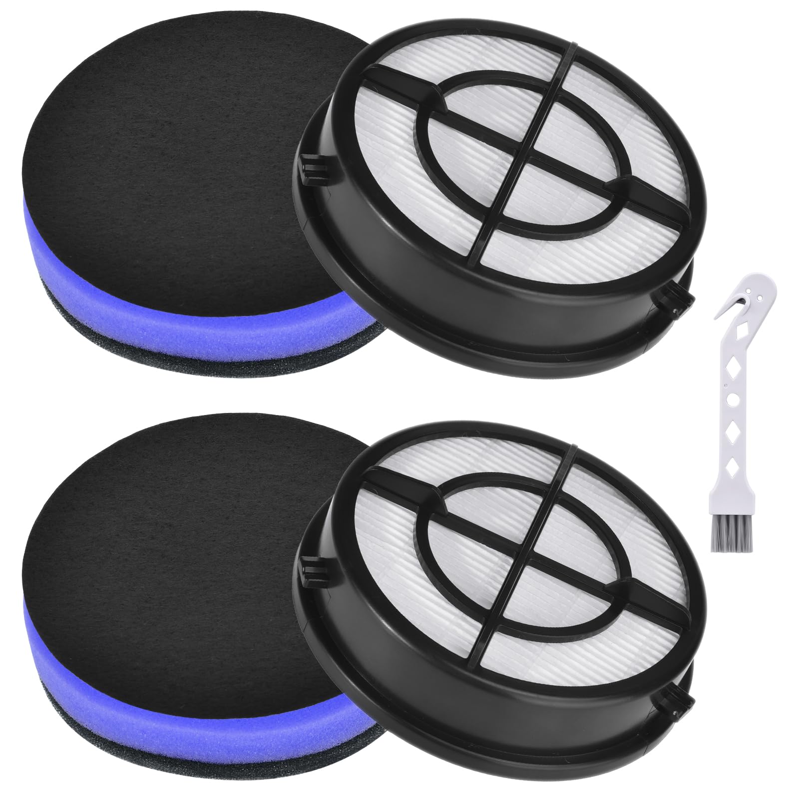Attemart 2790 Filter Replacement for Bissell Pet Hair Eraser Turbo Pro/Plus Vacuum 27909 2790W 2281 2461 3126 31269, for Bissell Pet Hair Eraser Turbo 2475, Replace to part # 1606751 & 1603437, 4 Pack