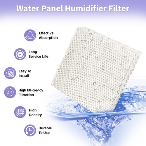 Jowlawn A10 Humidifier Filter Water Panel Replacement for Whole House Humidifier Pad Filters Models 110, 220, 500, 500A, 500M, 550, 550A, 558 Humidifier Wicks Parts & Accessories (Pack of 2)
