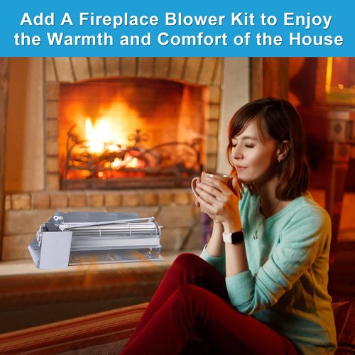Hipoilk FBK-250 Fireplace Blower Fan Kit for Superior, Lennox Fireplaces, FBK250 FBK Blower Kit for Superior BC-36 DR-500CMN, Lennox MPD3530CNM IMDV3530CNM HB-RB250 HBRB250 80L84 80L86