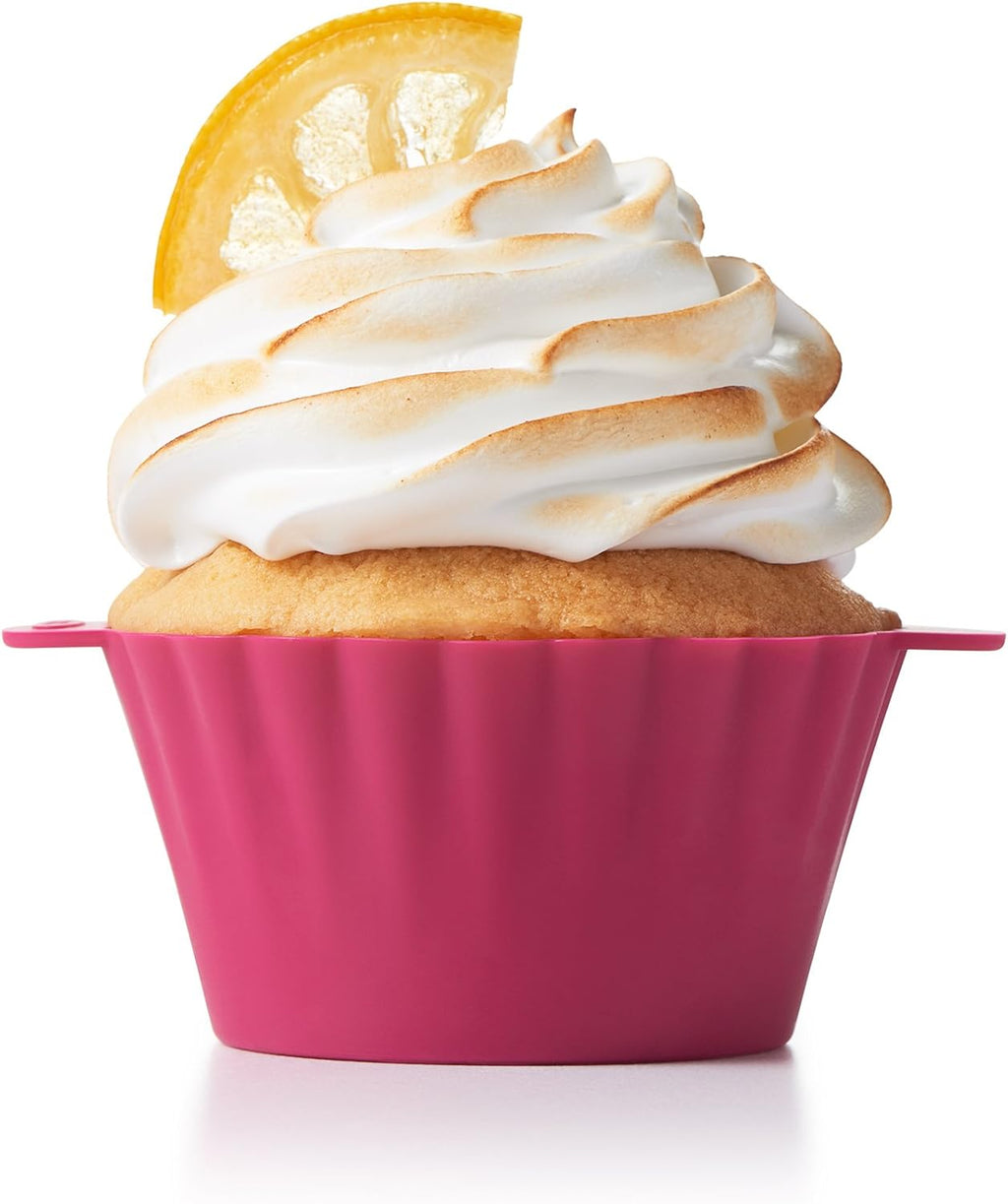 OXO Good Grips Silicone Baking Cups - Reusable, BPA-Free, Non-Stick | Pack of 12 Cupcake & Muffin Liners