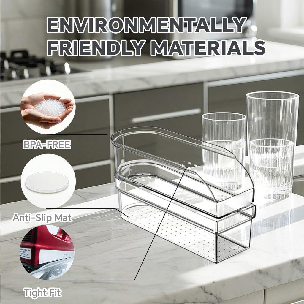Hand Mixer Storage Case for KitchenAid KHM5/KHM6/KHM7/KHM9 Series Ultra Power Speed Hand Mixers, Double layer Crylic Transparent Storage Box (Hand Mixer Not Included) (Storage Case)