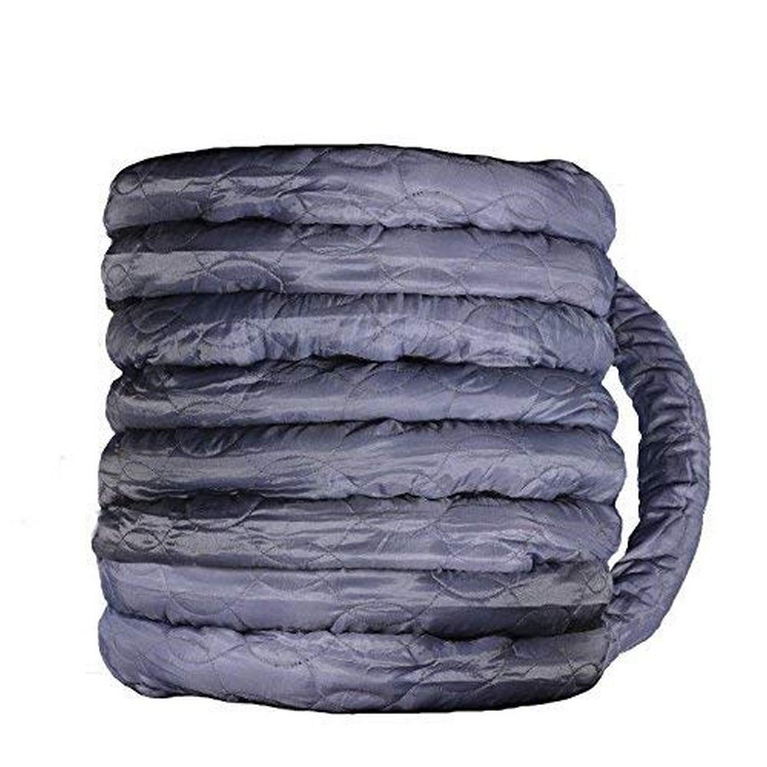 Nadair OVO Universal Padded Cover, Fits All 40 to 42 ft Central Vacuum Hose, Machine Washable, Easy to Install with Zipper, 42ft, grey, Model:ACCHO-COV40ZIP-OVO