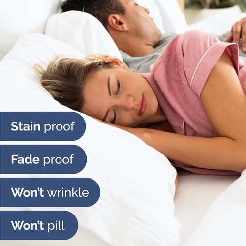 Comfy Twin Size 3-Piece Sheet Set by [Brand Name] - Breathable, Cooling & Ultra-Soft Hotel Luxury Bedding - Deep Pockets, Wrinkle-Free - Oeko-Tex Certified - White