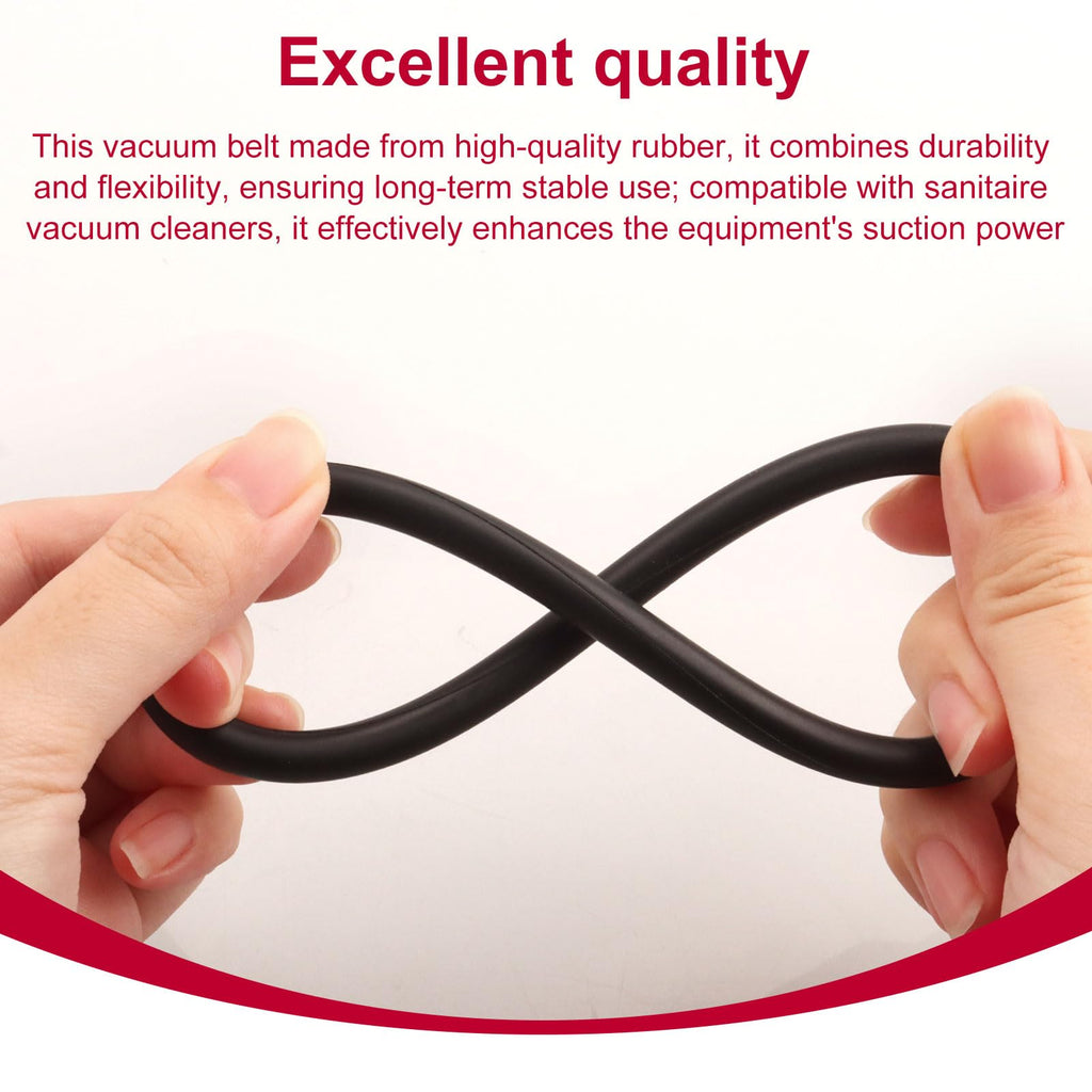 Vacuum Belt 30563B Fits for Sanitaire Eureka Vacuum Cleaner SC679K C2094 Belt, Style Round Vacuum Cleaner Belts (10 PCS)