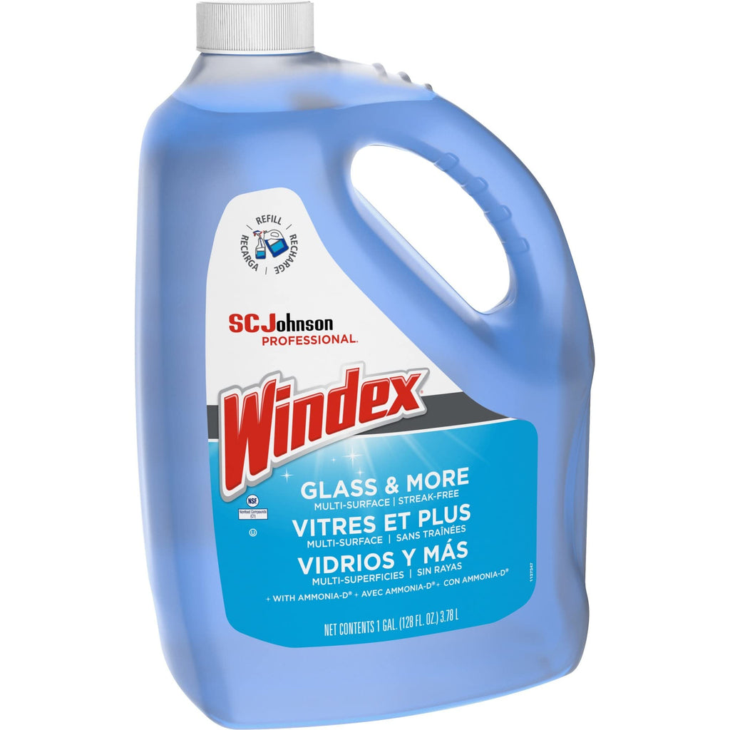 Windex 682252EA Powerized Formula Glass & Surface Cleaner, 1gal Bottle