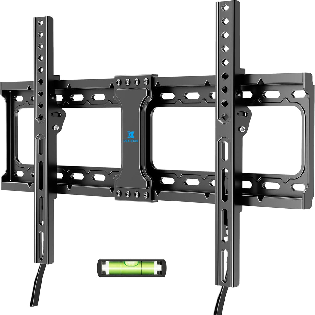 USX STAR Fixed TV Wall Mount - Low Profile Design for 37-86 Inch Screens | Quick Release Lock, Max VESA 600x400mm, Supports 132 lbs